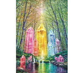MAGNOLIA Puzzle Kryštálový les / 1000 dielikov / 48 x 68 cm
