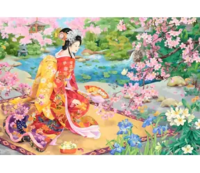 GRAFIKA Puzzle Haru No Uta / 1000 dielikov / 69 × 47,8 cm