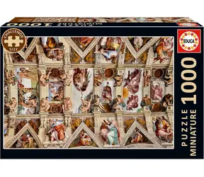 Educa Miniatúrne puzzle Sixtínska kaplnka