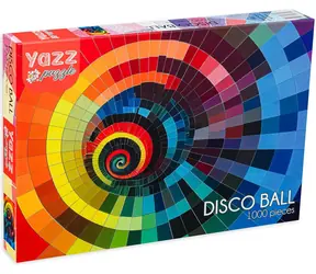 YAZZ Puzzle Disco guľa / 1000 dielikov / 68 x 48 cm