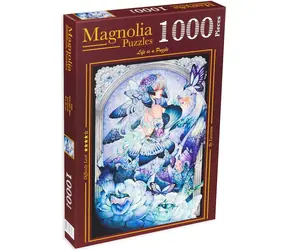MAGNOLIA Puzzle Polnočná modrá / 1000 dielikov / 48 x 68 cm