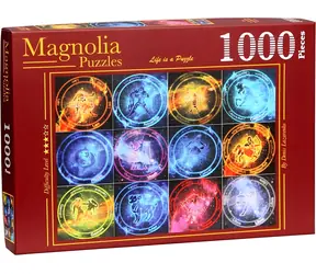 MAGNOLIA Puzzle Znamenie zverokruhu / 1000 dielikov / 68 x 48 cm