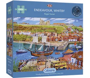 GIBSONS Puzzle Endeavour, Whitby / 1000 dielikov / 68 × 49 cm