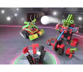 Fischertechnik Robotics SMART Robots Pro / Robotická stavebnica / Bluetooth 4.0 ovládač / 362 dielov