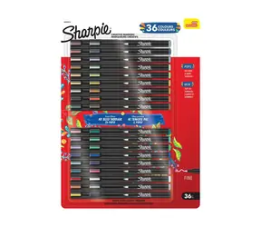 Sharpie Akrylové popisovače / Popisovač / Okrúhly hrot / Jemný / 36 ks / Mix farieb