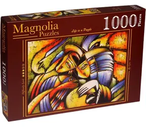 MAGNOLIA Puzzle Abstraktná tvár / 1000 dielikov / 68 x 48 cm
