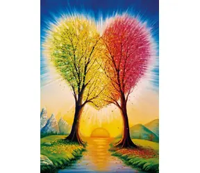 MAGNOLIA Puzzle Spojenie / 1000 dielikov / 48 x 68 cm