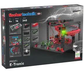 Fischertechnik Stavebnica E-Tronic / 16 programov / 340 dielov