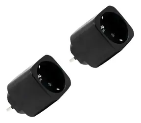 Shelly Plug M Gen3 čierna / Múdra zásuvka / meranie spotreby / Wi-Fi / Bluetooth / Matter / 2ks
