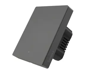 Sonoff M5-1C-80 grafitová / Šikovný nástenný vypínač / 1-kanálový / WiFi / pre rám