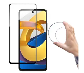 Wozinsky Full Cover Flexi Nano Glass transparentné / Hybridné sklo / Xiaomi Poco M4 Pro 5G / s rámčekom
