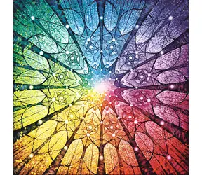 MAGNOLIA Puzzle Mandala života / 1023 dielikov / 60 x 60 cm