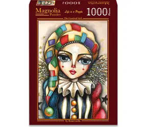 MAGNOLIA Puzzle Karnevalové dievča / 1000 dielikov / 48 x 68 cm