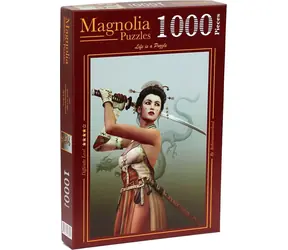 MAGNOLIA Puzzle Pripravená na boj / 1000 dielikov / 48 x 68 cm