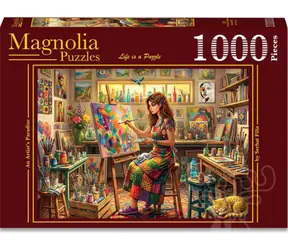 MAGNOLIA Puzzle Umelcov raj / 1000 dielikov / 68 x 48 cm
