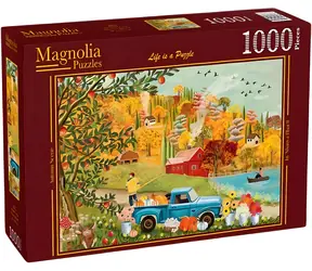MAGNOLIA Puzzle Jesenné zátišie / 1000 dielikov / 68 x 48 cm