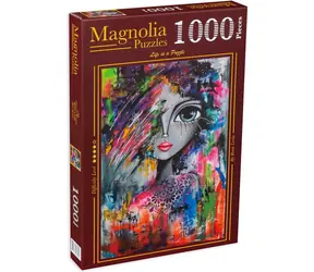 MAGNOLIA Puzzle Chaotická kráska / 1000 dielikov / 48 x 68 cm