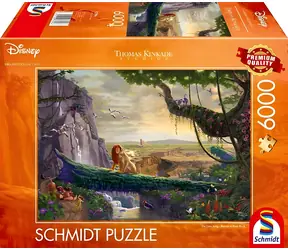 Schmidt Puzzle Leví kráľ: Návrat na Levia skalu / 6000 dielikov / od 12 rokov