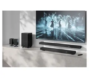 Sharp HT-SBW53121 čierna / 3.1.2 soundbar / 394W / Dolby Atmos / DTS: X / Bluetooth 5.3 / 2x HDMI