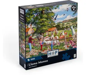 HOP Puzzle Lamy / 1000 dielikov / nepravidelné dieliky / plagát A3