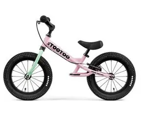 Yedoo Detské odrážadlo TooToo XL ružová / kolesá 14 "/14"