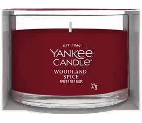 Yankee Candle Vonná sviečka Woodland Spice / Votív v skle / 8-10 hod / 37 g