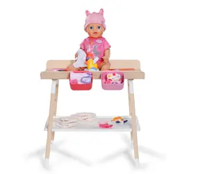 Zapf Creation Prebaľovací pult BABY born / S úložným priestorom a doplnky / od 3 rokov