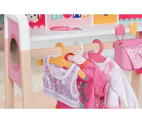 Zapf Creation BABY born Šatníková tyč pre bábiky / Doplnok pre bábiky / od 3 rokov