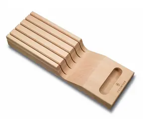VICTORINOX Vložka na nože do zásuvky bukové drevo / Zásuvková vložka na nože / prázdna