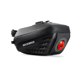 Rockbros C59 čierna / Taška pod sedlo / Tvrdená škrupina / LED svetlo 250 mAh