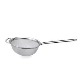 Weis Kuchynské sito nerez / Kuchynské sito / priemer 16 cm / dĺžka 32 cm / hustota sita 0,85 mm