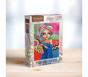 MAGNOLIA Puzzle Brunetka / 1000 dielikov / 48 x 68 cm