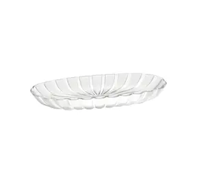 Guzzini DOLCEVITA biela / Podnos / oválny / 38 x 19 cm / bioplast