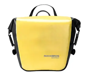 Rockbros AS-003-1Y žltá / Taška na bicykel / Predné aj zadné uchytenie / 10-14 l / Vodeodolná