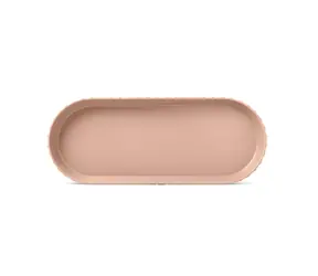 BlimPlus Minerva Tácka oválna pink sand / Tácka / O 30 cm / bez BPA
