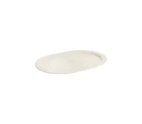 Guzzini TIERRA M biela / Servírovací podnos / Recyklovaný plast / 39 x 26,5 cm