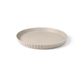 BlimPlus Atena Tácka guľatá M moka grey / Tácka / priemer 30 cm / bez BPA