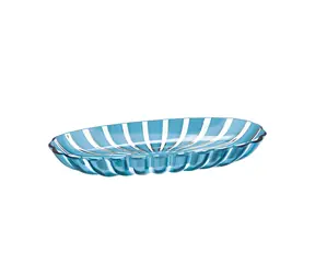 Guzzini DOLCEVITA tyrkysová / Podnos / oválny / 38 x 19 cm / bioplast
