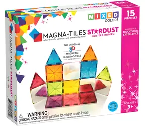 MAGNA-TILES Magnetická stavebnica Hviezdny prach / 15 dielikov