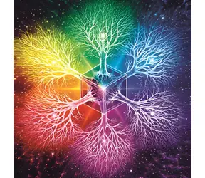 MAGNOLIA Puzzle Sedem spirituálnych úrovní / 1023 dielikov / 60 x 60 cm