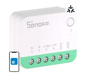 Sonoff MINIR4M / Šikovný spínač / Wi-Fi / Matter