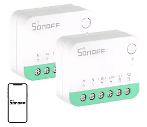 Sonoff MINIR4M Extreme / Šikovný spínač / Wi-Fi / Matter / 2 ks