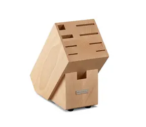 Wüsthof Blok na nože svetlý / Blok na nože / 9 pozícií / bukové drevo / 24×12×23 cm