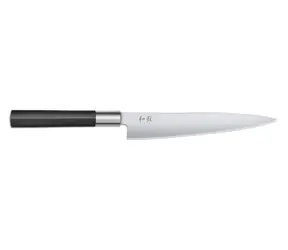KAI Nôž filetovací Wasabi Black / 18 cm / pružná čepeľ / nerezová oceľ 6A/1K6 / 58 HRC