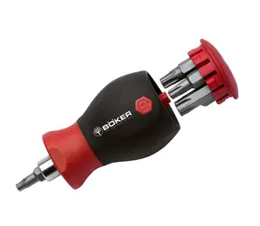 Böker Germany Toolkit Torx červená / Servisná sada Torx / bity Wiha / TX 4-15