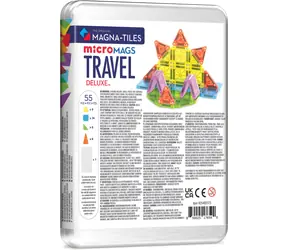 MAGNA-TILES® Magnetická stavebnica Cestovná sada Deluxe / 55 dielikov