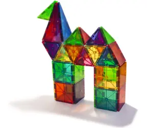 MAGNA-TILES® Magnetická stavebnica Clear Colours / 100 dielikov
