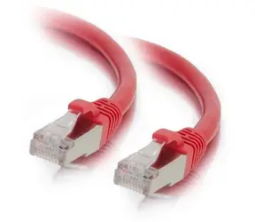 Mercodan CAT6A S/FTP 20m červená