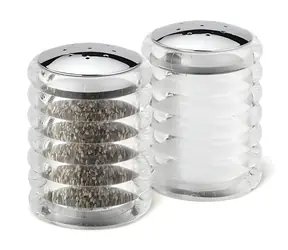 Cole&Mason Beehive Sada sypiatok na soľ a korenie / výška 7 cm / akryl, chróm