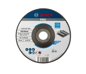 BOSCH Brúsny kotúč na kov 150x22,23 mm / Brúsny kotúč / na oceľ / hrúbka 6 mm